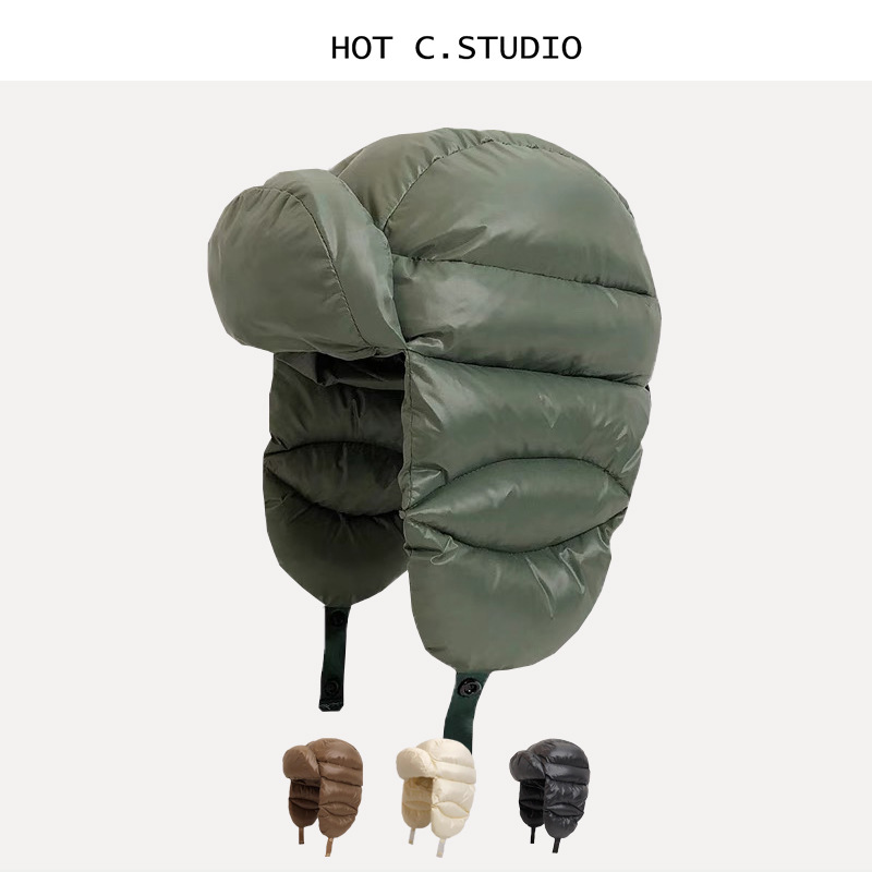 Trapper Hat Ear Flap - Topi Ushanka Kulit Musim Dingin dengan