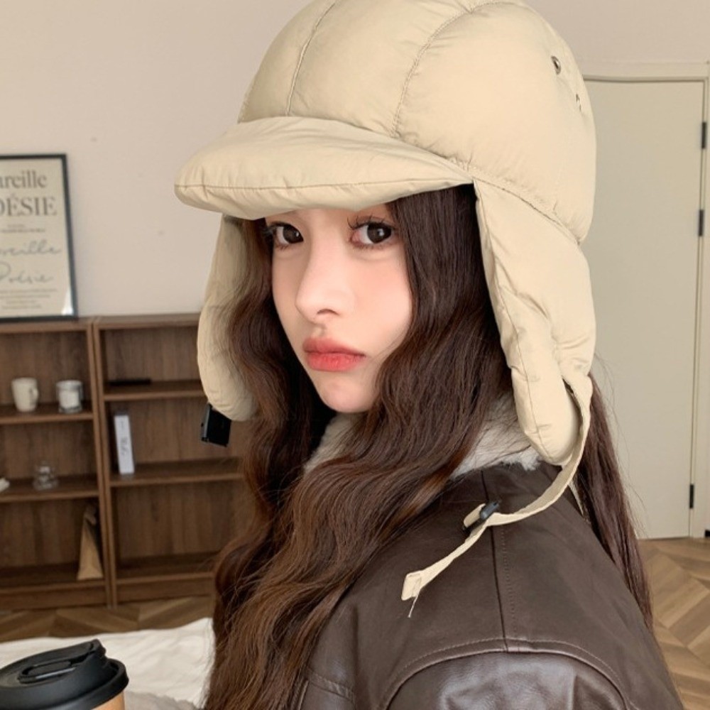 Topi Bomber Berwarna Solid den - Winter Trapper Hat ulasan dan harga