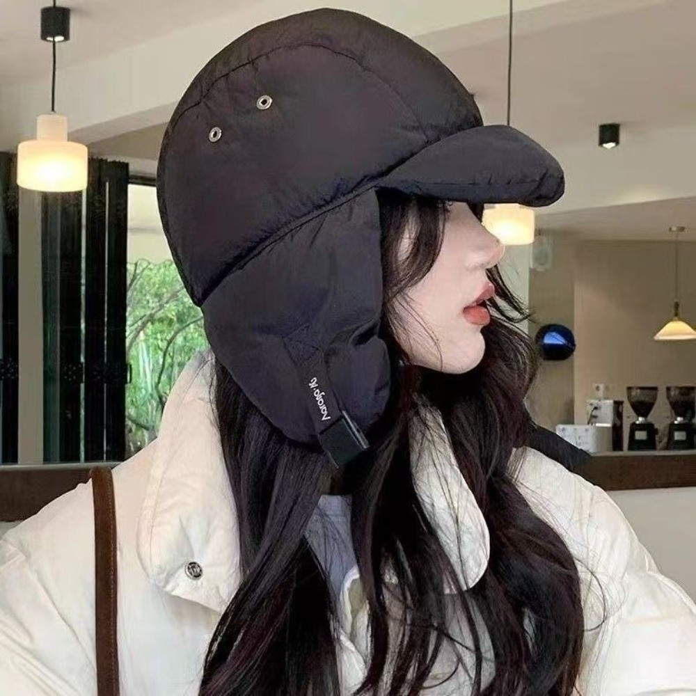 Topi Bomber Berwarna Solid den - Winter Trapper Hat ulasan dan harga
