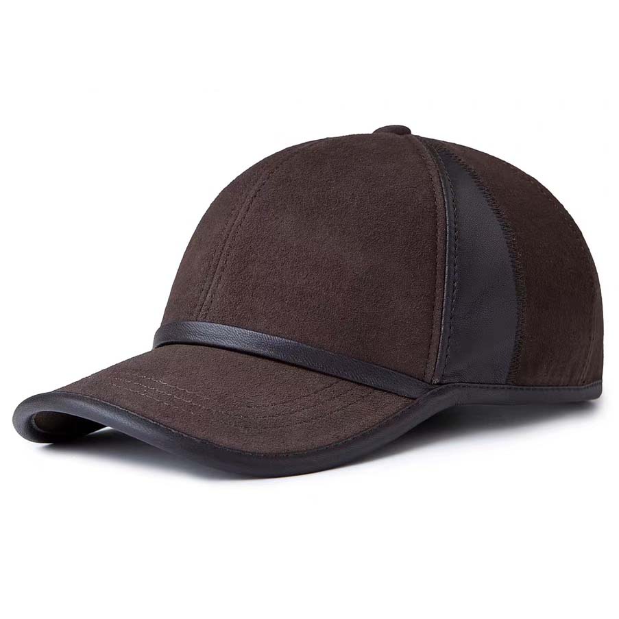 Topi Pria Kulit Suede Asli Mod - Baseball Cap Structured ulasan dan harga