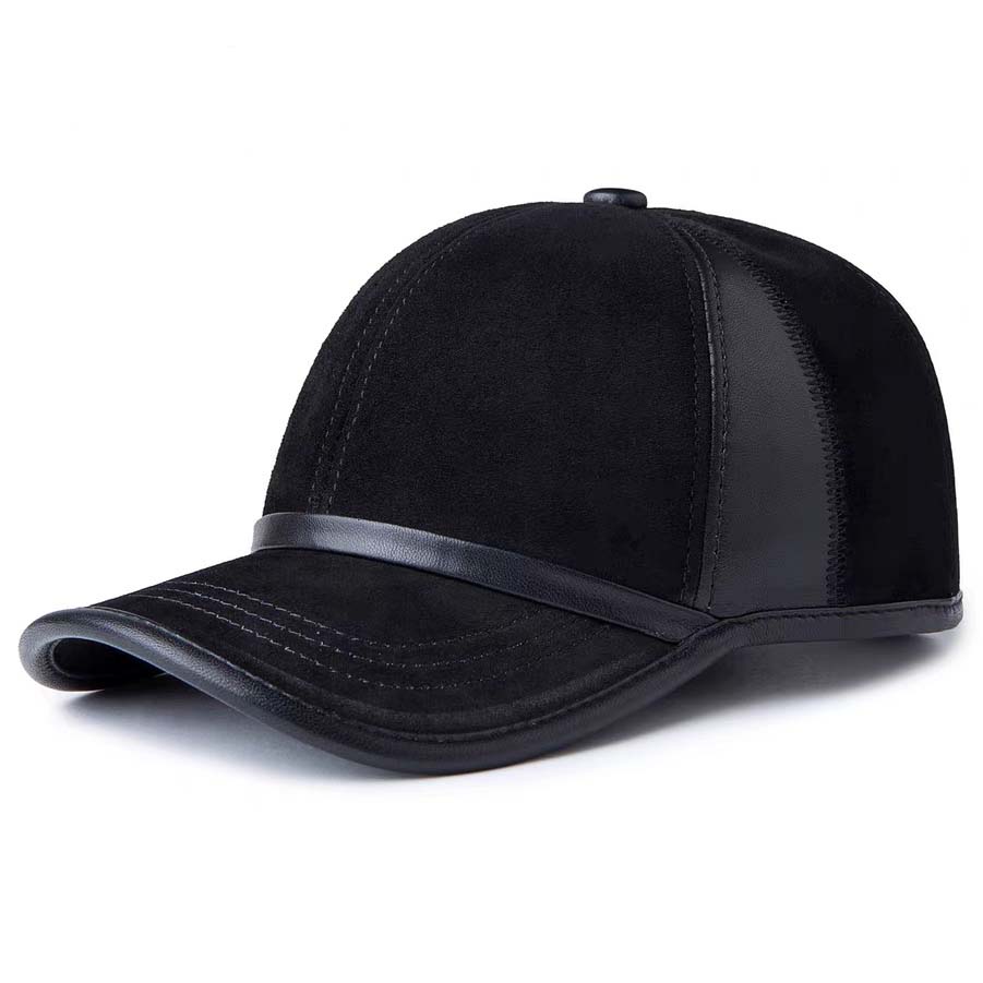 Topi Pria Kulit Suede Asli Mod - Baseball Cap Structured ulasan dan harga