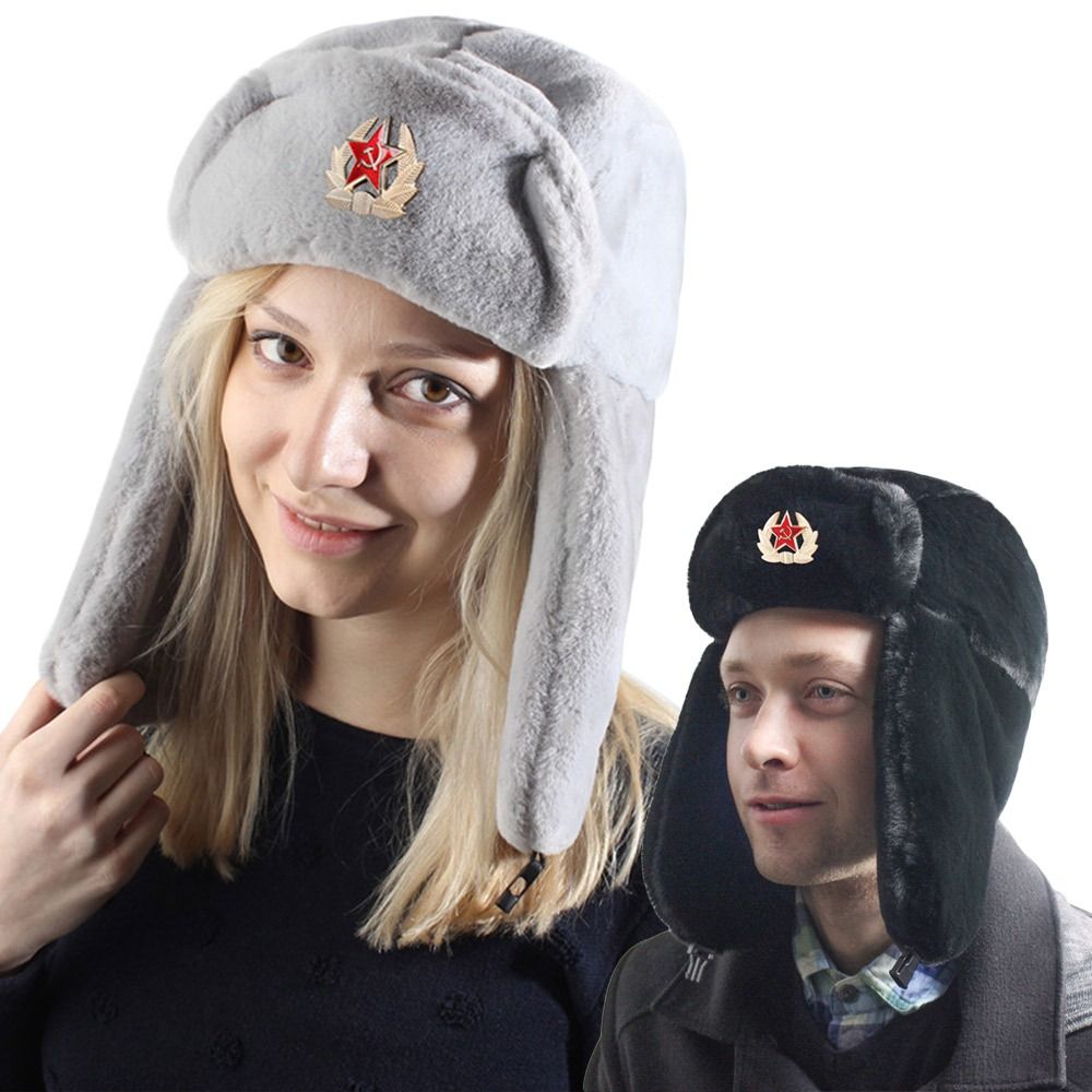 Topi Bomber tebal untuk pria w - Winter Trapper Hat ulasan dan harga