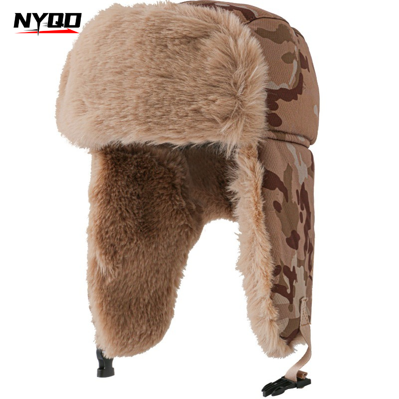Topi Musim Dingin Pria dengan  - Trapper Hat Ear Flap ulasan dan harga