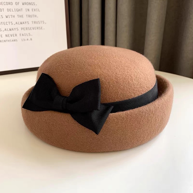 Topi Baret Wanita 100% Wol den - Beret French Wool ulasan dan harga