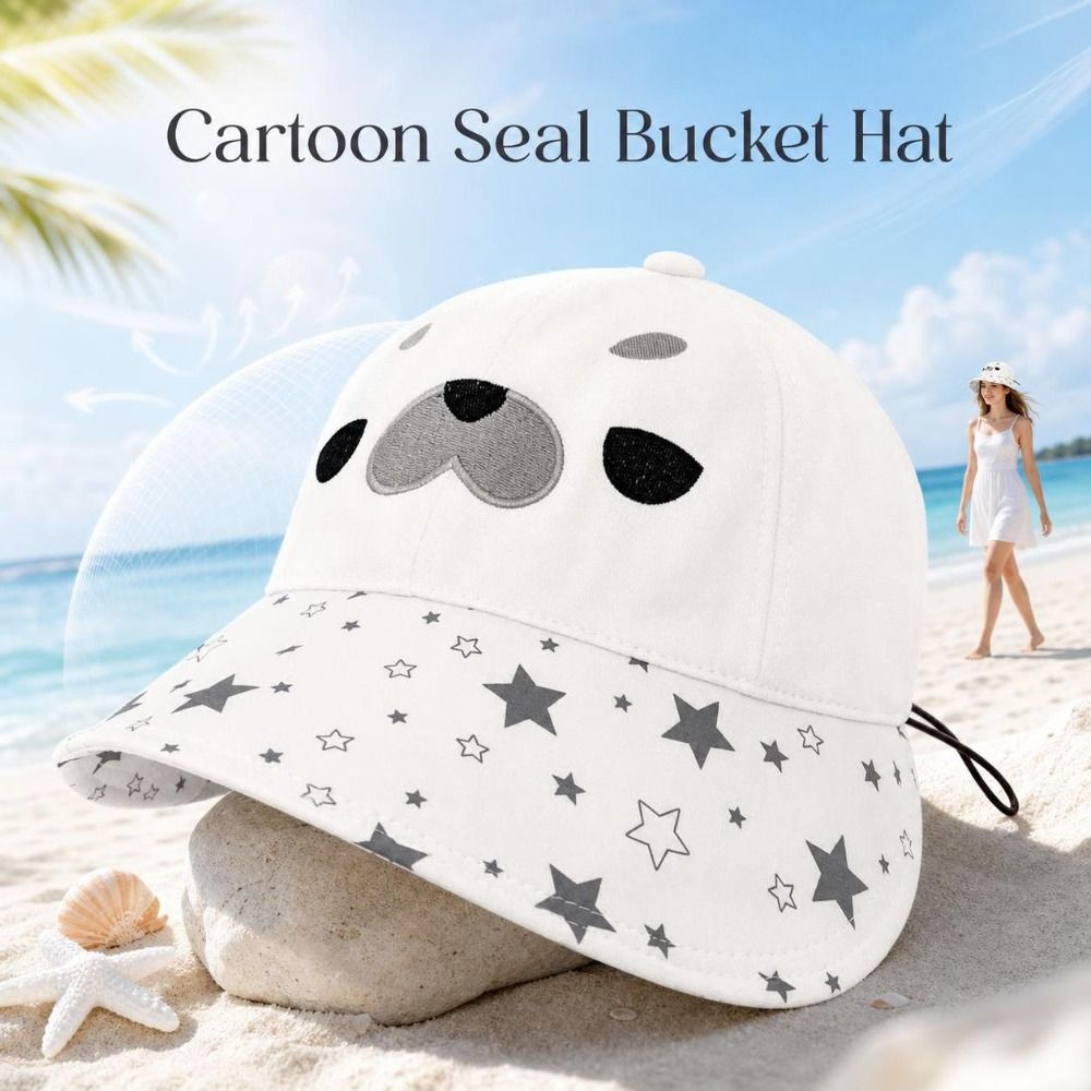 Topi Bucket Kartun Lucu Berben - Sun Hat Wide Brim ulasan dan harga
