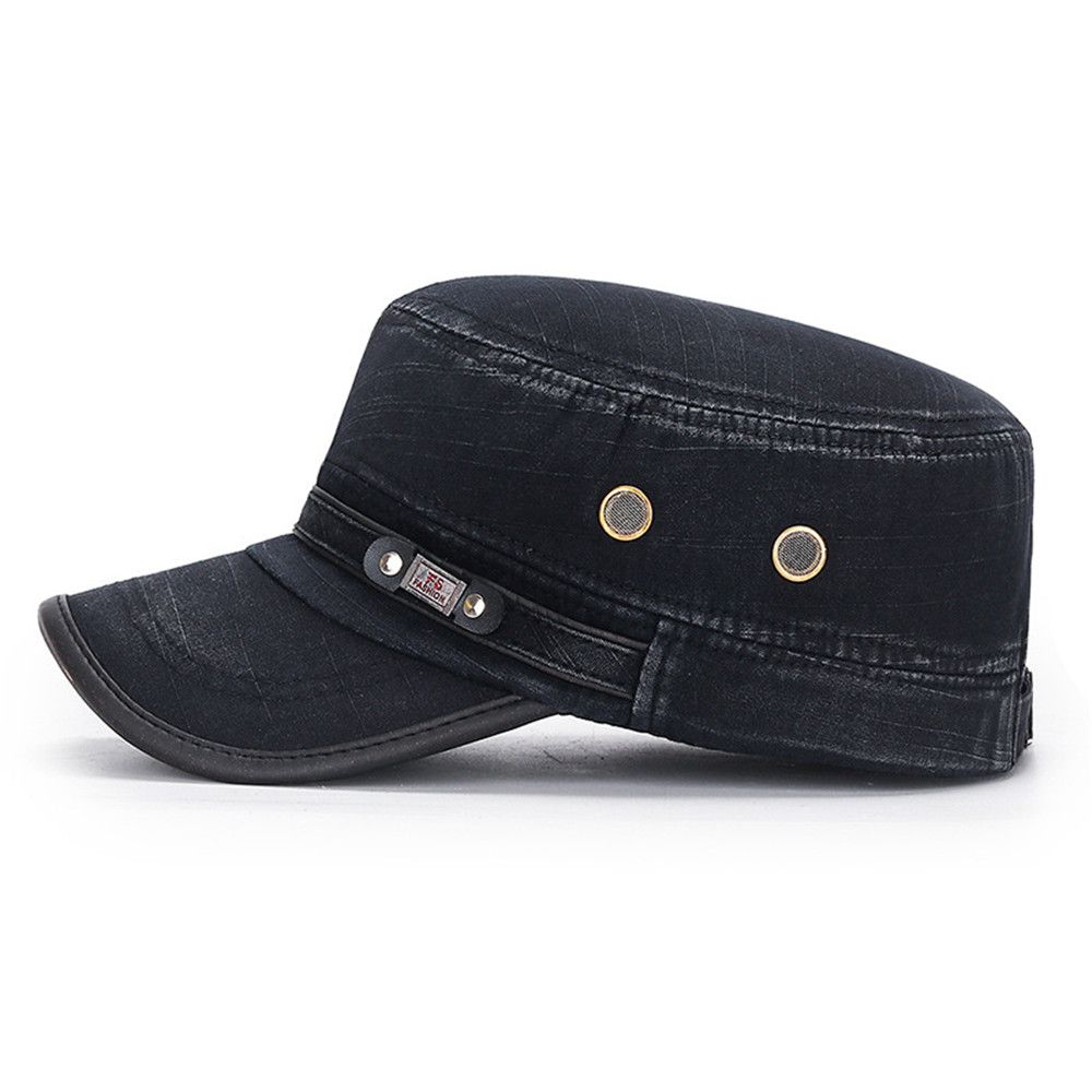 Topi Baseball Denim Pria Model - Snapback Hat Flat ulasan dan harga
